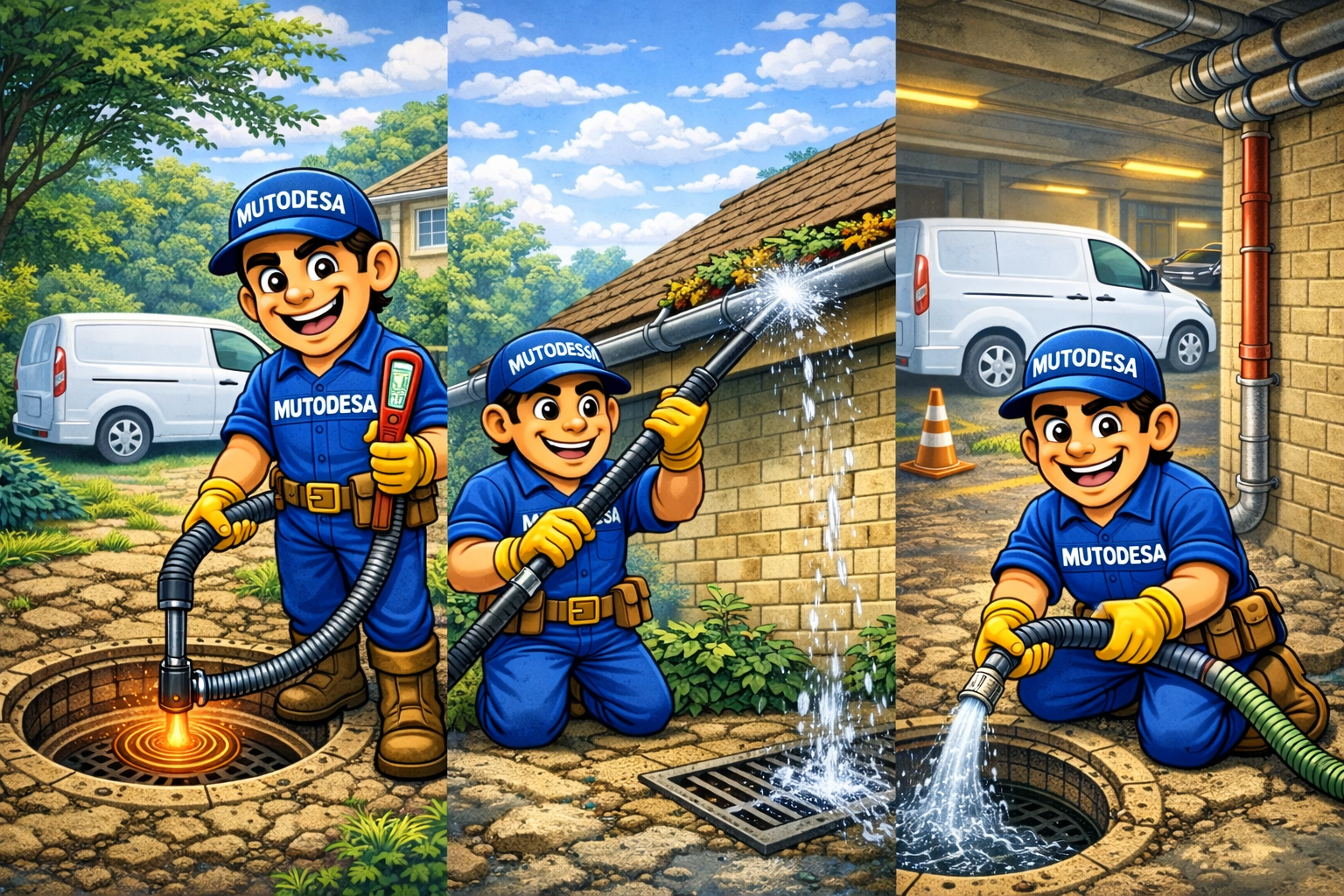 MUTODESA - Localización de arquetas, limpieza y mantenimiento (imagen combinada)